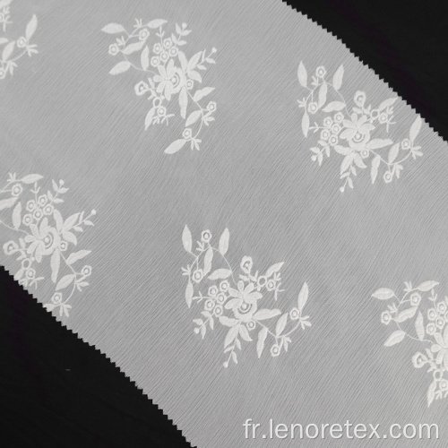 Modèle de fleurs de coton 100% polyester blanc TULLE TULLE